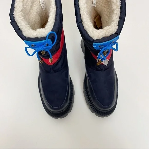 Coach Runaway Cold Weather Winter Snow Boots Puffer Moon - Picture 2 of 10